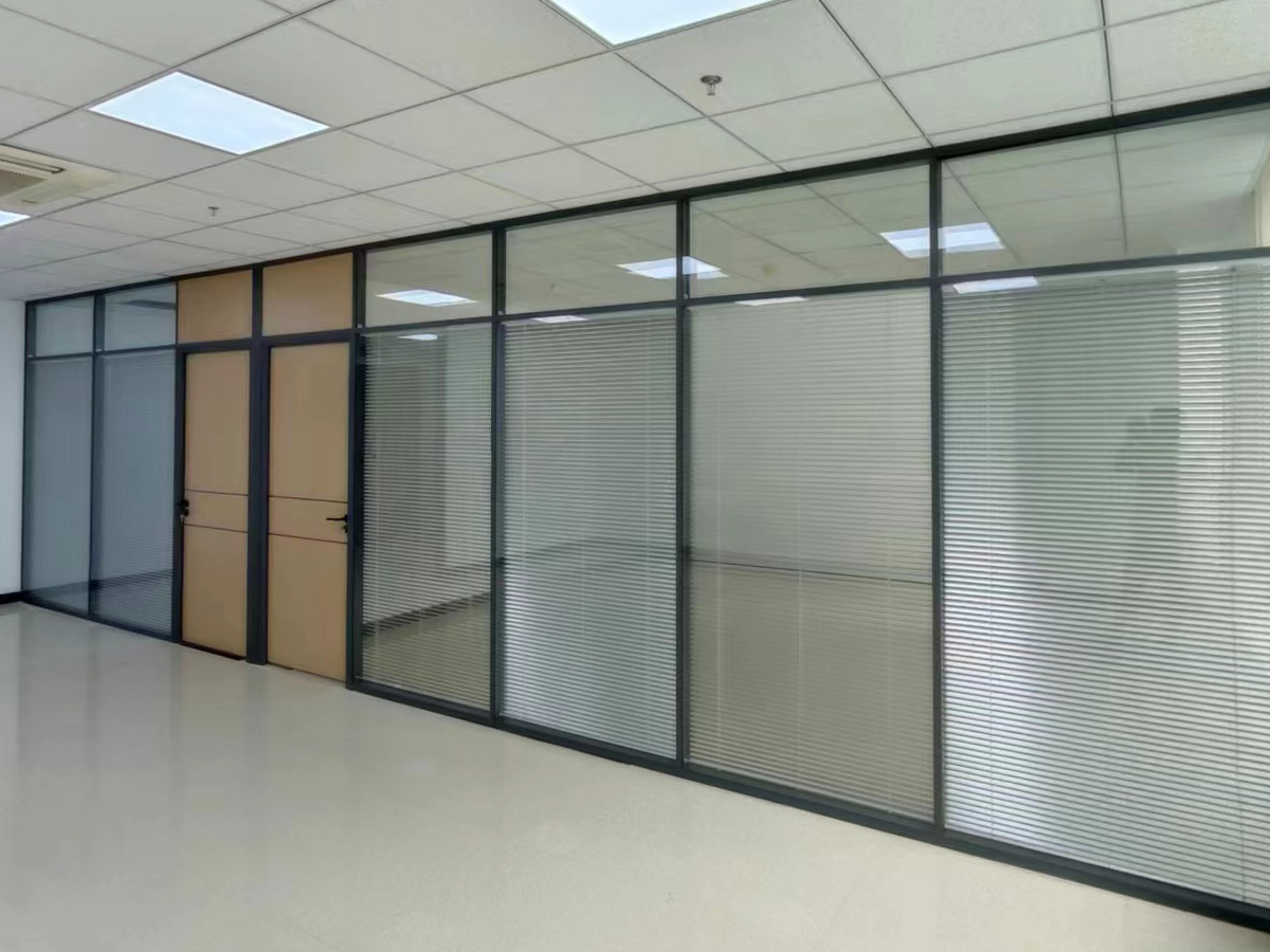 双玻璃百叶隔断