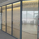 双玻璃百叶隔断